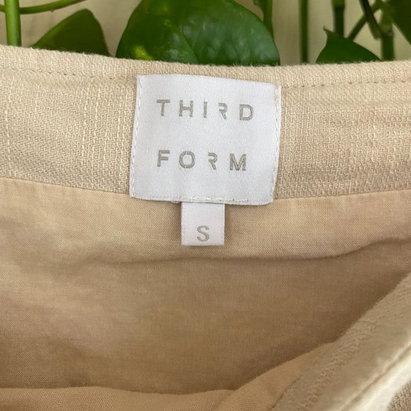 Third Form Workers Linen Blend Jumpsuit Small - Picture 6 of 7